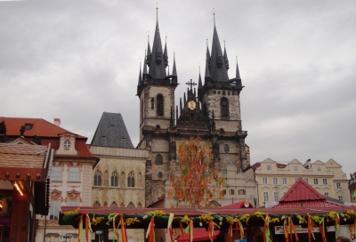 Blick auf den Altstädter Ring mit Teynkirche