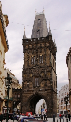 Prager Pulverturm am Platz der Republik