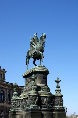 Reiterdenkmal in Dresden