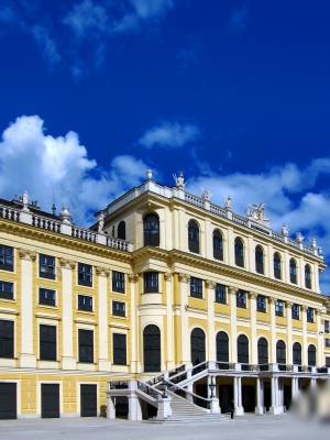 Wien - Schloss Schönbrunn, Parkseite