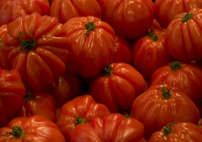 ... und rote Tomaten