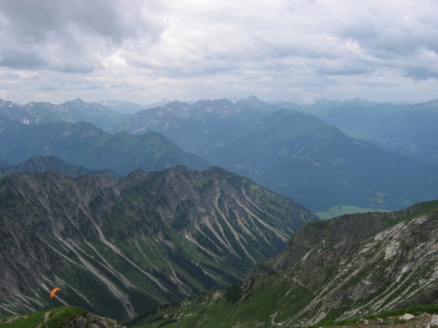 Aussicht vom Nebelhorn