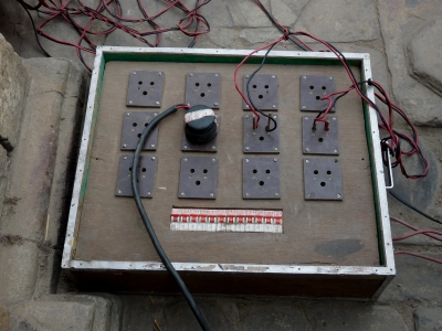 Elektroinstallation - etwas unsicher (Nepal)