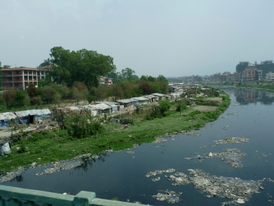 Slum in Kathmandu (Nepal)