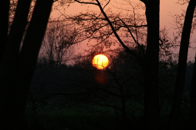 Sonnenuntergang am 16.04.2010