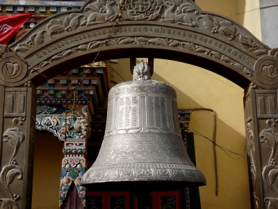 Tempelglocke (Bodnath, Nepal)