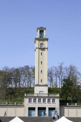 Leipzig - Glockenturm und Zentralstadion