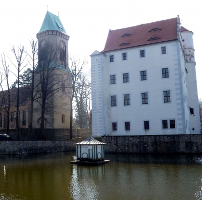 Der Schloss von Schönberg ( Sachsen )