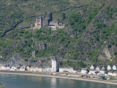 St. Goarshausen mit Burg Katz