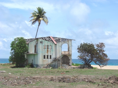 verlassenes Hotel in St. Lucia, Karibik