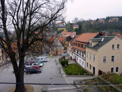 Hohnstein ( Sachsen ) von oben