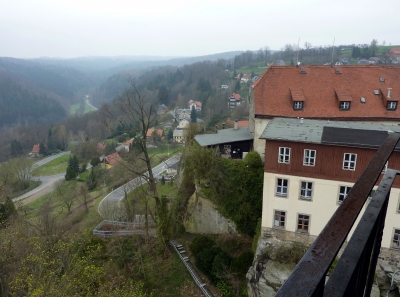 Hohnstein ( Sachsen ) von oben