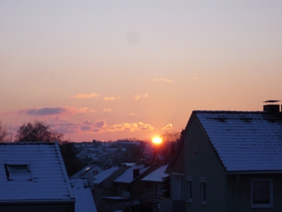 Sonnenuntergang im Sauerland