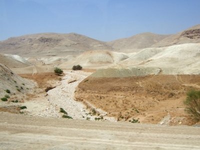 Wadi bei En Gedi am Toten Meer