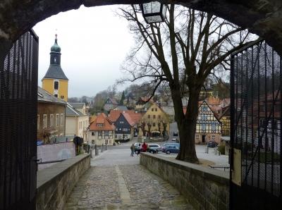 In der Altstadt von Hohnstein