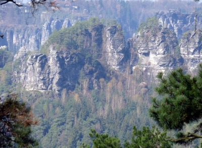 Felswelt auf dem Malerweg in Sachsen