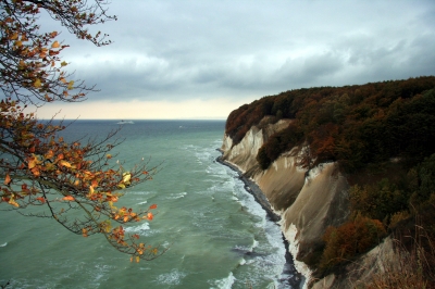 Herbst an der Steilküste