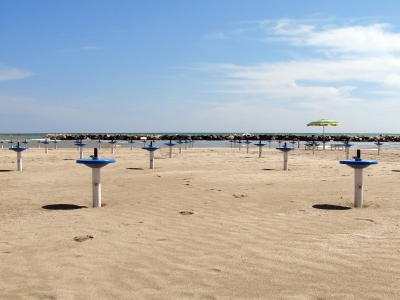 Am Strand von Rimini...