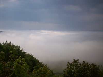 Nebel im Tal (von der Gobert-Eichsfeld)