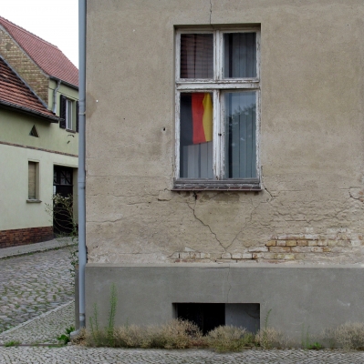 Fassade eines alten Hauses in Werder an der Havel