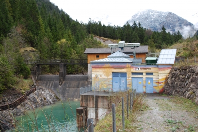 Wasserkraftwerk am Plansee
