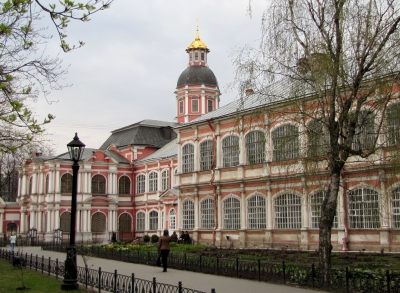 St. Petersburg, Innenhof des Alexander-Newskij-Klosters