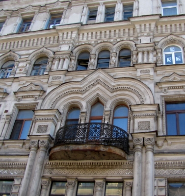 St. Petersburg, Historische Fassade am Newskij-Prospekt