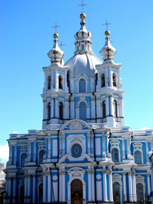 St. Petersburg, Auferstehungs-Kathedrale im Smolnyj-Kloster