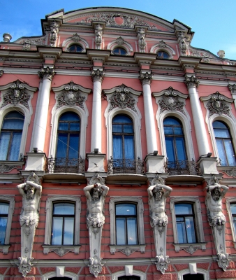 St. Petersburg, Bellosselski-Palast (Teilansicht)