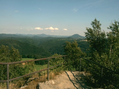 Blick auf den Nationalpark Sächsische Schweiz