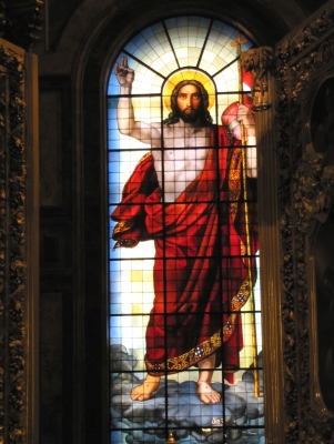 Altarfenster der Isaak-Kathedrale (St.Petersburg)