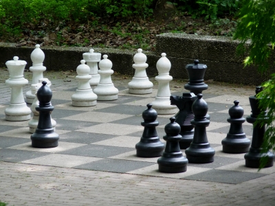 Schach im Freien