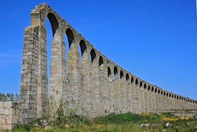 Aquädukt in Vila do Conde, Portugal