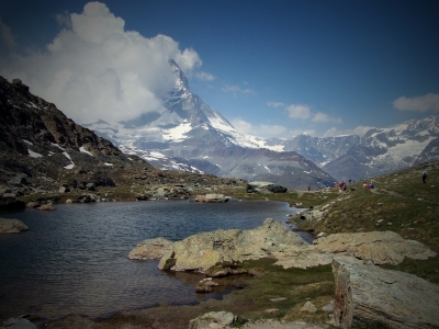 Schweizer Berglandschaft am Matterhorn