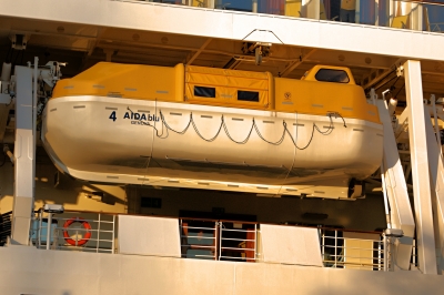 Rettungsboot Aida blu