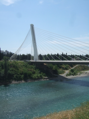 Zeta-Brücke in Podgorica/Montenegro