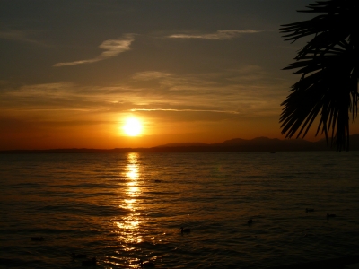 Sonnenuntergang am Gardasee