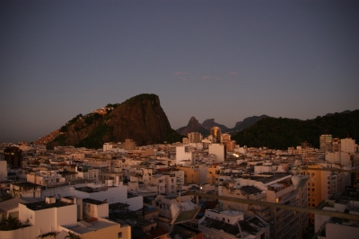 Es wird Nacht in Rio de Janeiro