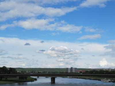 Wolken wie gemalt