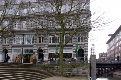 Fassade eines Hauses in Hamburg