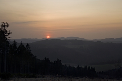 Sonnenuntergang über Niedersfeld - 2