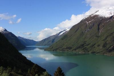 Blick in den Fjaerlandsfjord