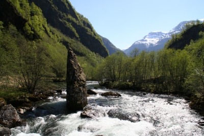 Felsen im Fluss