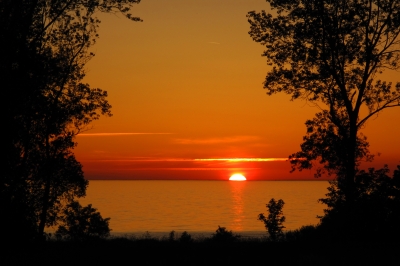 Sonnuntergang Ostsee