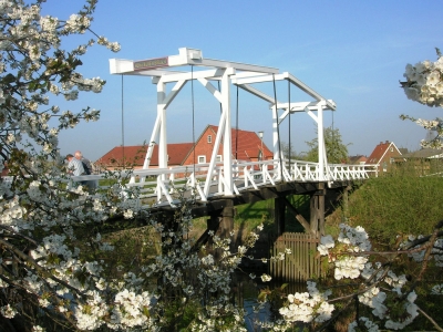 Hogendiekbrücke in Steinkirchen im Alten Land