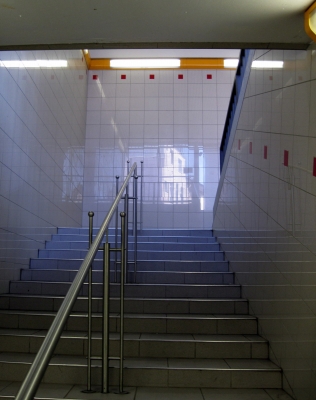 Licht am Ende der Treppe