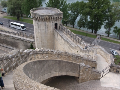 Treppe Stadtmauer Avignon