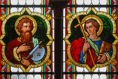 Kirchenfenster mit Aposteln 4
