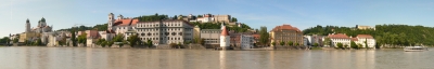 Panorama der Dreiflüssestadt Passau