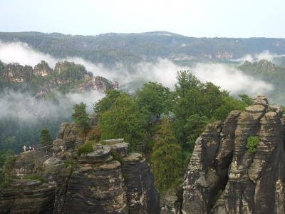 Nebel in der Sächsischen Schweiz